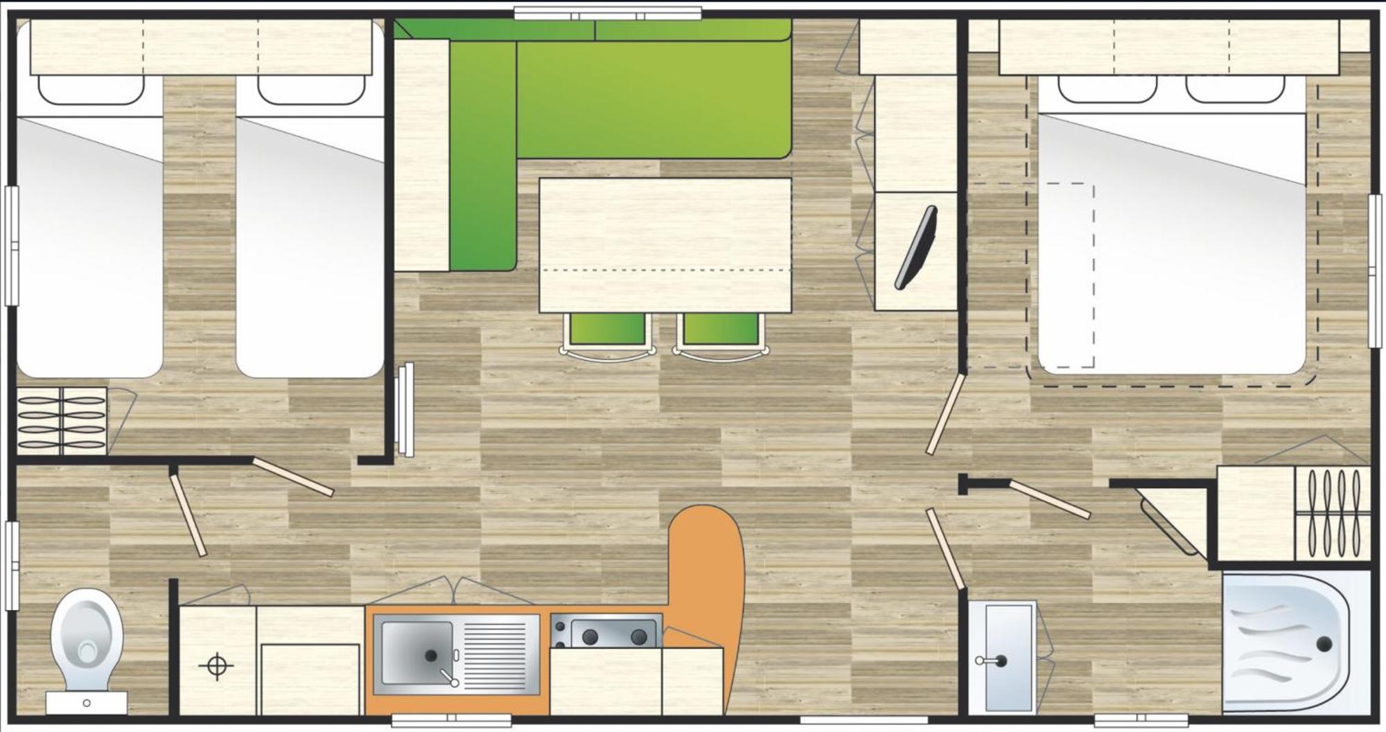 Le Muscat - Bungalow Pour 5 - Tv - Clim Boofzheim Bagian luar foto