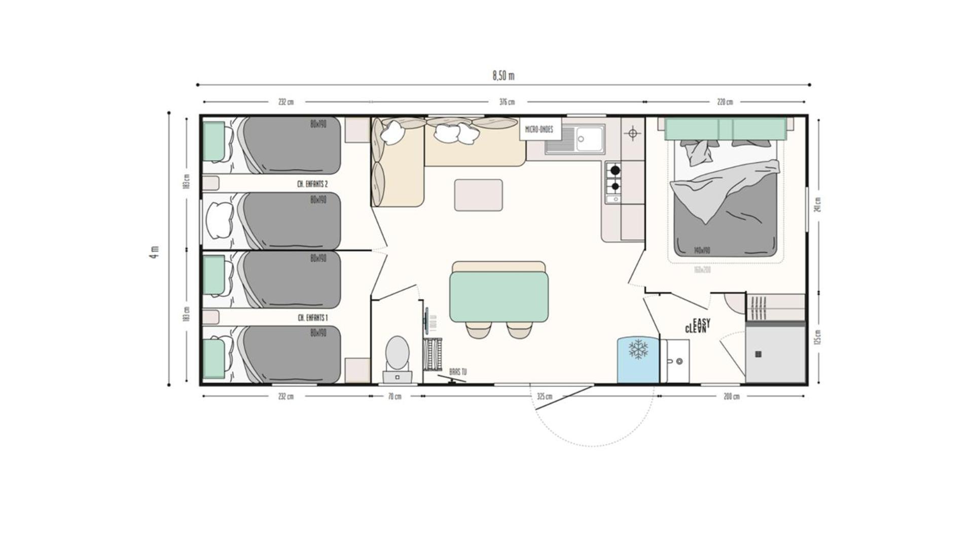 Le Muscat - Bungalow Pour 5 - Tv - Clim Boofzheim Ruang foto